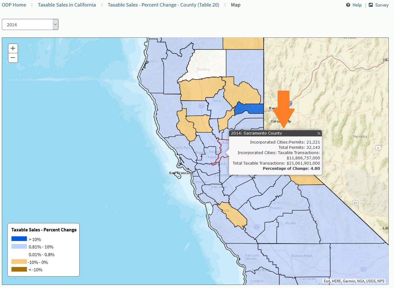 Screenshot #8-2: Data Portal Map page