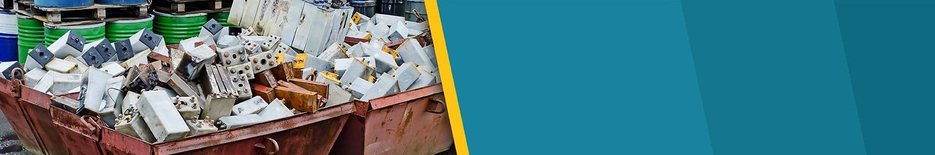 Tax information bulletin banner depicting covered battery waste topic