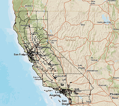 Does the sales tax rate in California vary based on the type of product or service being purchased?
